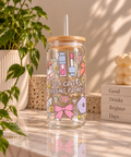 Self-Care Glass Tumbler