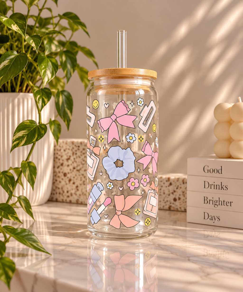 Self-Care Glass Tumbler