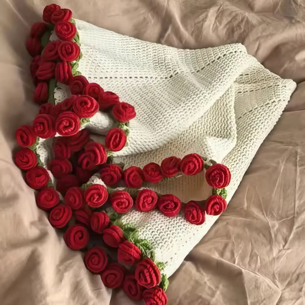 Rose Crochet Blanket